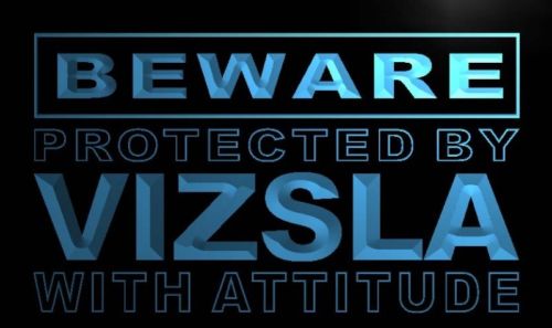 Beware Vizsla Neon Light Sign